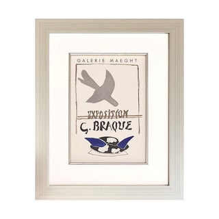 Braque Lithograph 98 Maeght 1959 Framed For Sale