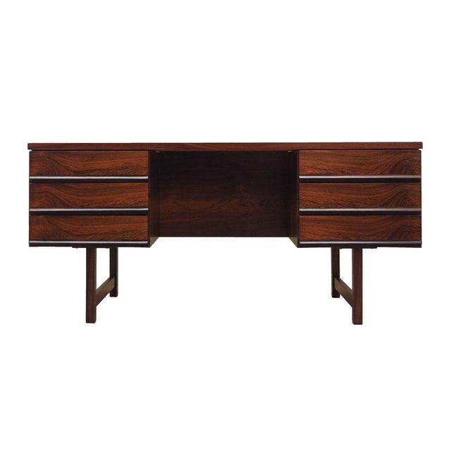 Danish Rosewood Desk, 1970s For Sale - Image 12 of 12