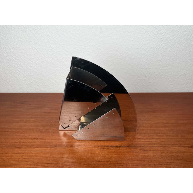 German Postmodern Chrome Coffee Filter Holder from Zack, 1980s For Sale - Image 10 of 17