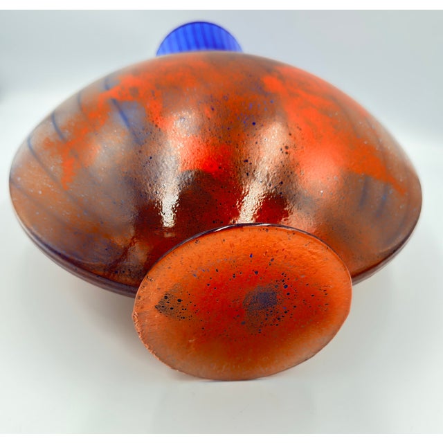 Kosta Boda Studio Art Glass by Kjell Engman Signed Vase "Bon Bon" Series #49650 For Sale - Image 10 of 14