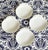 Shabby Chic Late 20th Century Coastal Bordallo Pinheiro White Shell Plate Set of 8 For Sale - Image 3 of 7