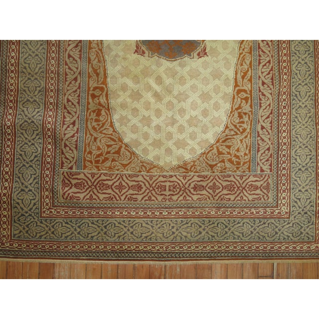 Early 21st Century Early 21st Century Zabihi Collection Turkish Hereke Rug - 4'3" x 5'10" For Sale - Image 5 of 6