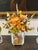 Faux Floral Offers Sunshine in a French Antique Vase For Sale - Image 6 of 6
