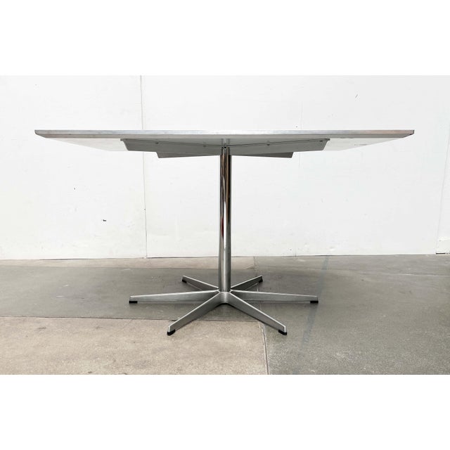 Mid-Century Modern Mid-Century Modern Danish Minimalist Table by Piet Hein, Bruno Mathsson, Arne Jacobsen for Fritz Hansen, 1980s, 1984 For Sale - Image 3 of 18