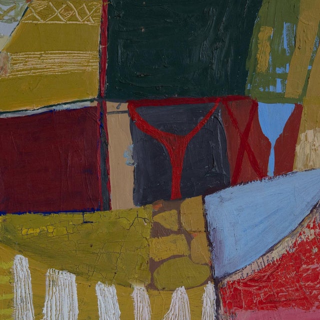 1980s Lita, Large Abstract Composition, 1980s, Oil on Board For Sale - Image 5 of 10
