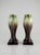 Art Deco Flame Glazed Vases from Faïencerie de Thulin, Belgium, 1940s, Set of 2 For Sale - Image 4 of 9