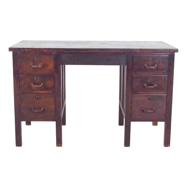 Mid-Century Portuguese Desk from Olaio, 1950 For Sale - Image 9 of 9