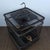 Chinese Vintage Chinese Ebony Wood Bird Cage With Brass Inlay and Porcelain Feeders For Sale - Image 3 of 8