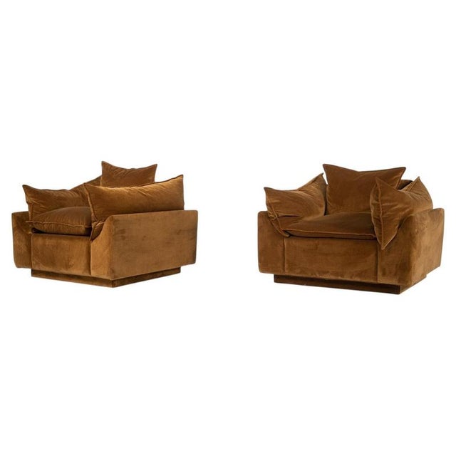 Cado Armchairs by Gunnar Gravesen and David Lewis Divano for ICF, 1970, Set of 2 For Sale - Image 12 of 12