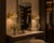 Handcrafted Brass Scalloped Wall Sconce, Fluted Shade Vanity & Bedroom Wall Light For Sale - Image 4 of 10
