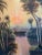 Large Original Oil Painting, Tropical Landscape With Palms, Signed Vitaly For Sale - Image 10 of 12