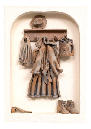 Diorama Art Coat Rack from Johan de Wit, Belgium, 1999