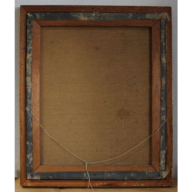 Horace Günter, Bouquet of Field Flowers in a Vase, 1900, Oil on Canvas, Framed For Sale - Image 5 of 6