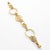 Early 21st Century Chanel Camélia Collection 18k Yellow Gold Open Hoop & Flower Motif Bracelet For Sale - Image 5 of 7