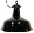 Industrial Black Enamel Factory Lamp with Cast Iron Top from Elektrosvit, 1950s For Sale - Image 16 of 16