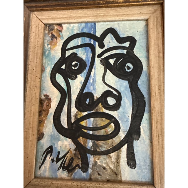 1970s 1970s Miniature Peter Keil Pair of Paintings For Sale - Image 5 of 6