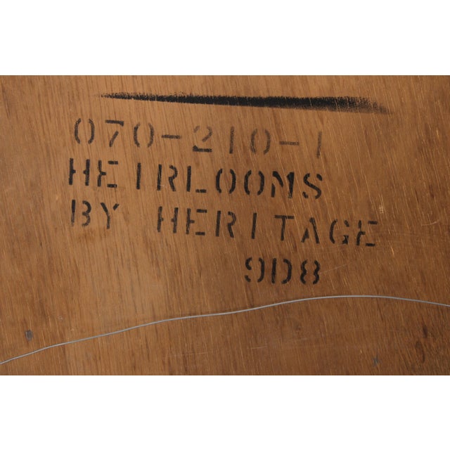 Drexel Heritage Heirlooms Collection Mahogany Wall Mirror For Sale - Image 14 of 14