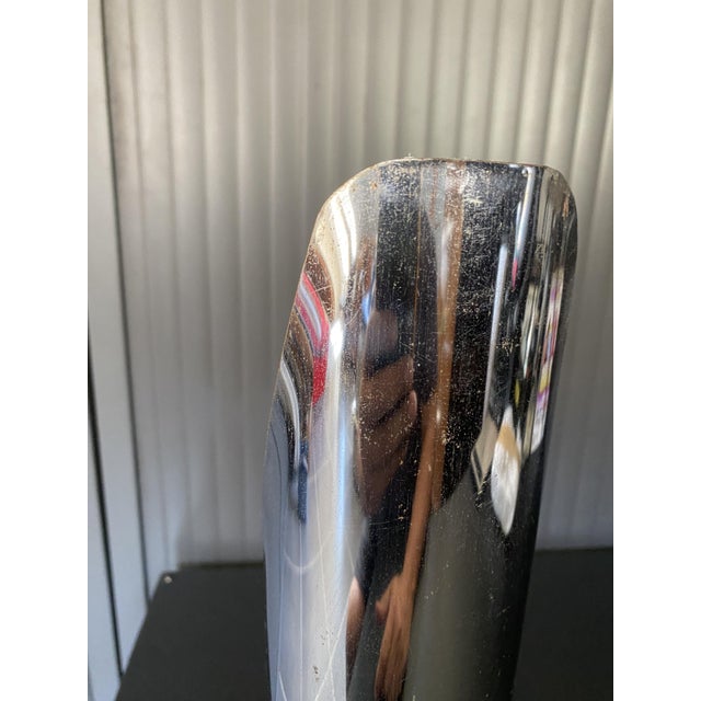 Vintage Chrome Flame Lamp in the style of Goffredo Reggiani, 1970s For Sale - Image 16 of 18