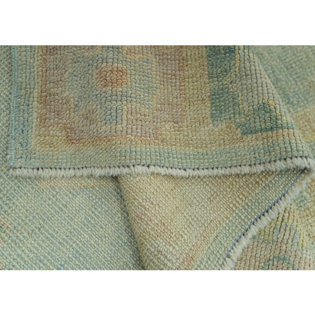 Turkish Oushak Rug 5' x 6'8" #19015 For Sale In Houston - Image 6 of 8