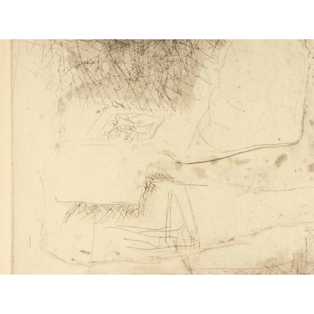 Louis Bastin, Study of a Boy, Etching on Paper, Framed For Sale - Image 7 of 11