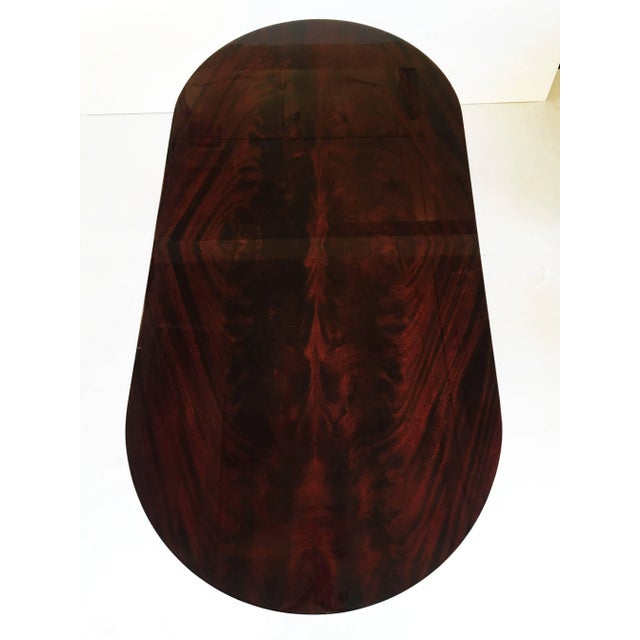 French Modern Empire Style Rosewood Dining Table For Sale - Image 4 of 9