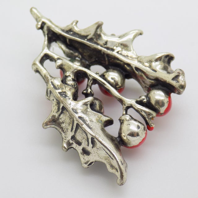 Metal Vintage Italian Handmade Genuine Silver Christmas Decoration Figurine Miniature For Sale - Image 7 of 10