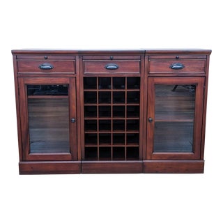 Pottery Barn Modular Wine Bar Buffet For Sale