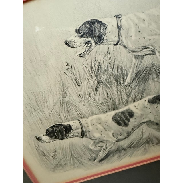 American ‘The Season Opens’ 1930’s Etching From ‘Dogs in the Field’ a 24 Lithograph Limited Edition Folio by British-American Artist, Marguerite Kirmse For Sale - Image 3 of 12