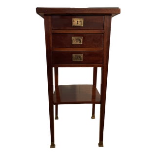 Art Nouveau Side Table with Three Drawers, Vienna, 1910s For Sale