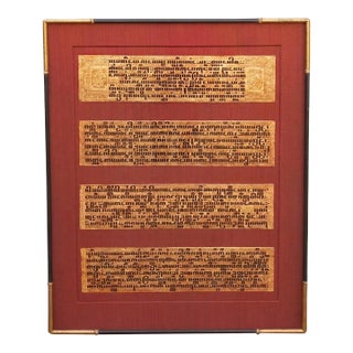 Imperial Sutra 19th Century Burmese Kammavaca For Sale