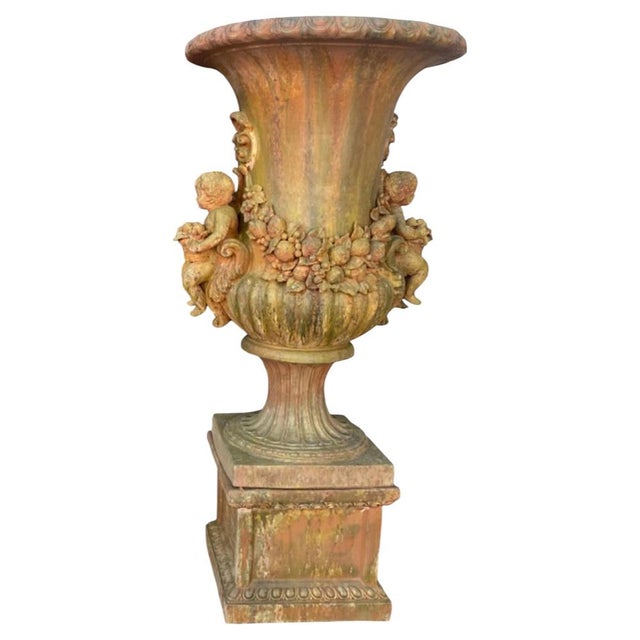 Tuscan Terracotta Vases, Set of 2 For Sale - Image 5 of 6