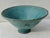 Ceramic Teal Blue Glazed Art Bowl Circa 1990s For Sale - Image 7 of 8
