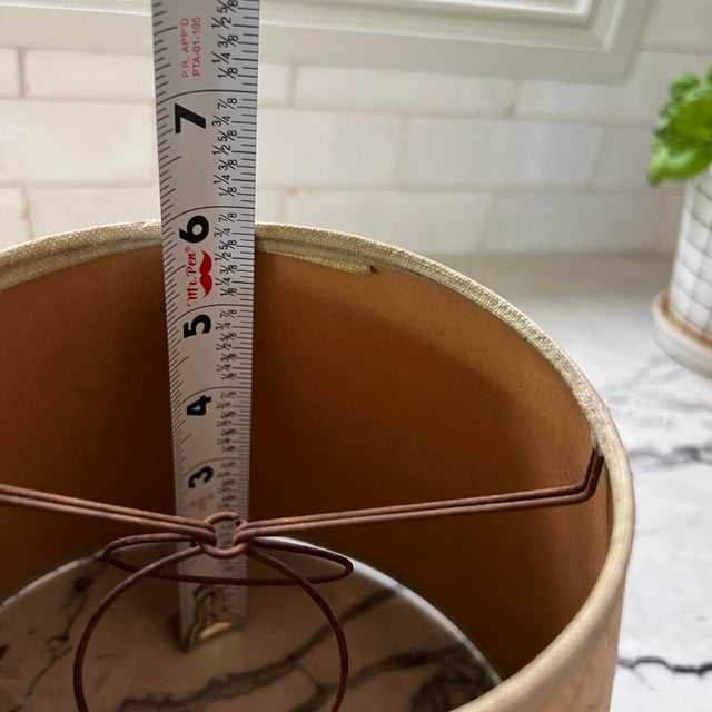 Vintage Lamp Shade Nautical Ship Scene For Sale In San Francisco - Image 6 of 10