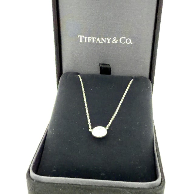 Early 21st Century Elsa Peretti for Tiffany & Co. Diamond by the Yard Necklace Platinum For Sale - Image 5 of 6
