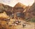 French 19th Century French Farmyard Oil Painting With Chickens Signed E. Coppenolle For Sale - Image 3 of 13