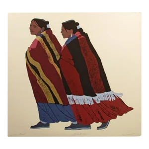Louis De Mayo "Conversation" Hand Signed Fine Art Serigraph Limited Edition