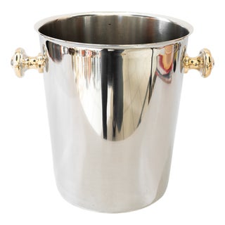 Stainless Steel Champagne Bucket, 1920s For Sale