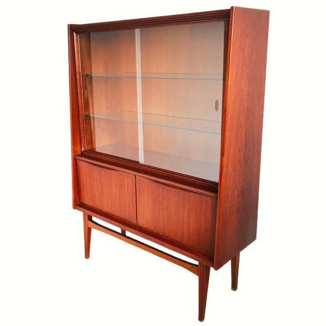 Mid-Century Danish Teak Display Cabinet, 1960s For Sale - Image 6 of 12