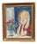 Alf Forslund, Girl in Thought, 1960s, Oil on Canvas, Framed For Sale