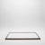 Large Square Tray in White Shagreen With Bronze Patina Brass by Kifu Paris For Sale - Image 4 of 6