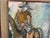 1968 Vintage Oil on Board Expressionist Painting of Napoleon and His Soldiers by Alex Portner For Sale In Providence - Image 6 of 12