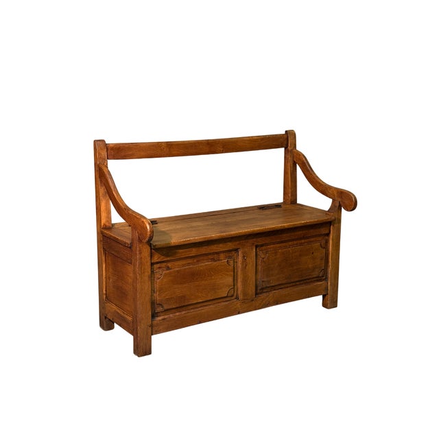 Antique Chest in Chestnut, 1800 For Sale - Image 4 of 5