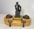 Antique French Solid Siena Marble Bronze Lorenzo De Medicis Statue Desk Inkwell For Sale - Image 12 of 18