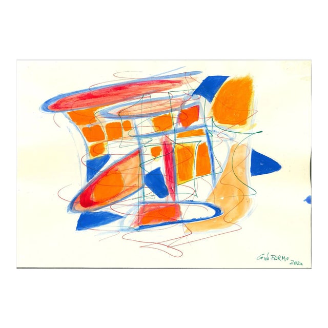 Giorgio Lo Fermo, Mixed Colors Composition, Mixed Media, 2020 For Sale