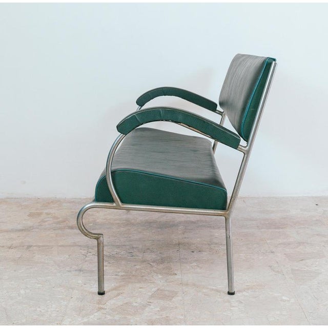 Bauhaus Cantilever Sofa in Steel, 1940s For Sale - Image 4 of 13
