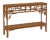 Pagoda Console, Small, Brown, Rattan For Sale