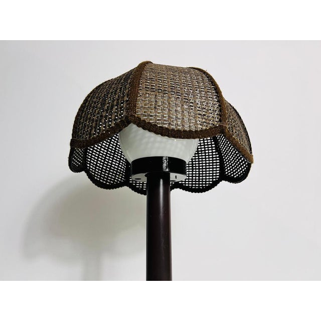 Mid-Century Wooden Table Lamp in the style of Temde, 1970 For Sale - Image 11 of 15