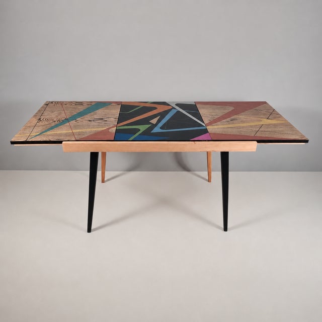 1970s Vintage Ash Coffee Table, 1970s For Sale - Image 5 of 11