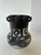 Late 20th Century Late 20th Century Primitive Black Ceramic Vase With Abstract Markings For Sale - Image 5 of 9