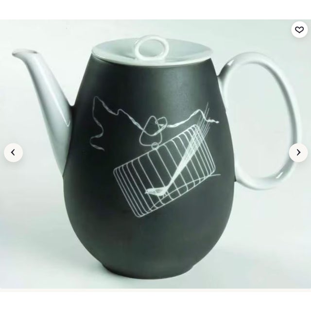 Modern Vintage Johann Haviland Bavaria Papageno Tea Set for 6 For Sale - Image 9 of 11